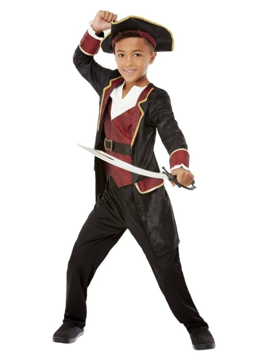 Deluxe Swashbuckler Pirate Costume for Toddlers and Boys