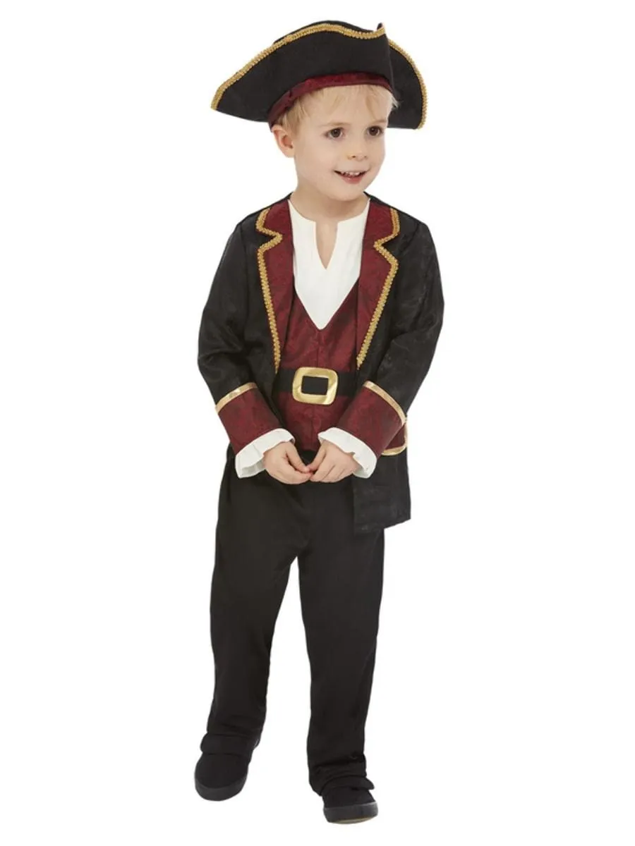 Deluxe Swashbuckler Pirate Costume for Toddlers and Boys