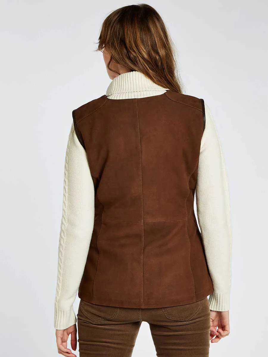 DUBARRY Allendale Leather Gilet - Women's - Walnut