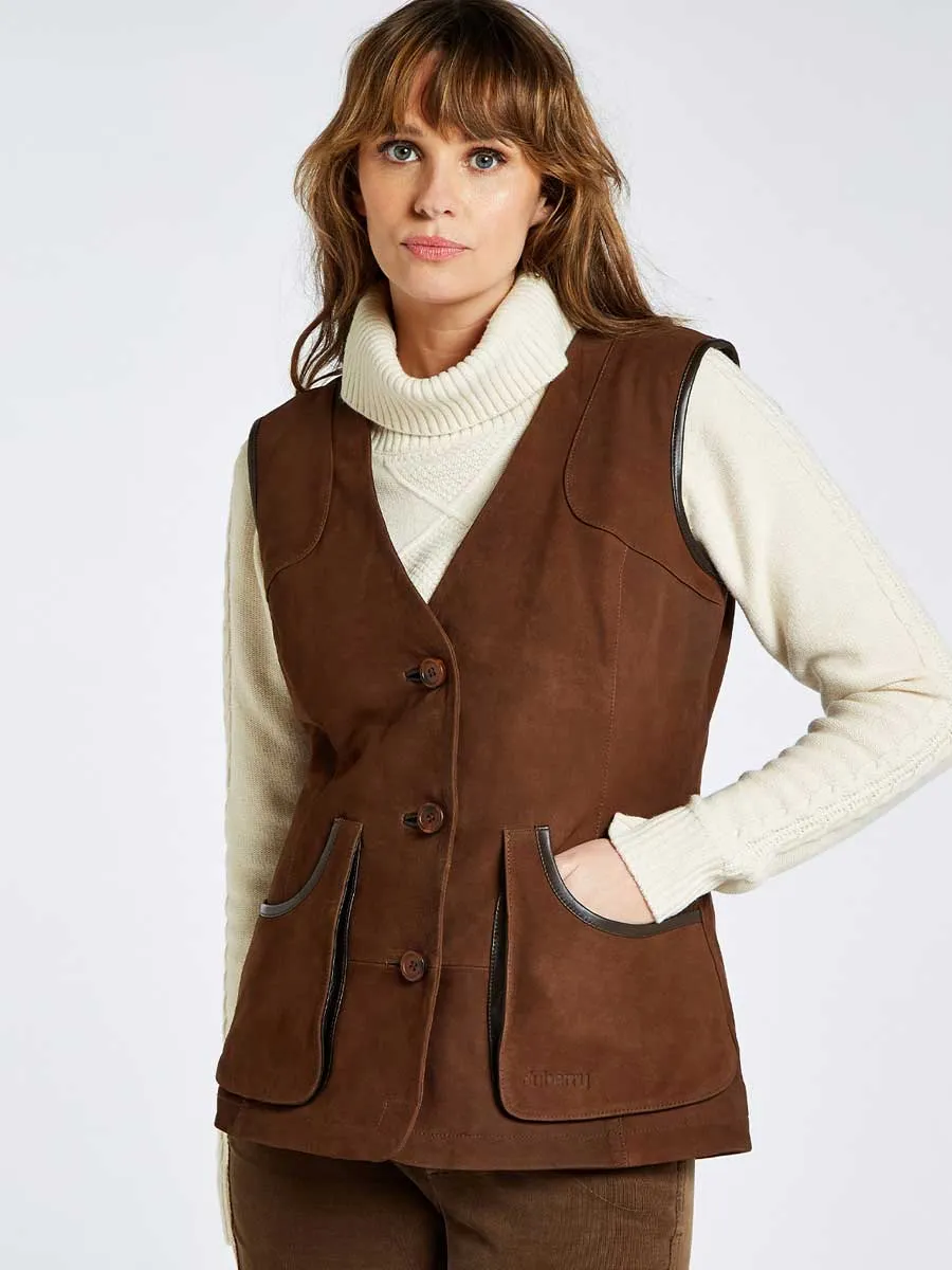 DUBARRY Allendale Leather Gilet - Women's - Walnut