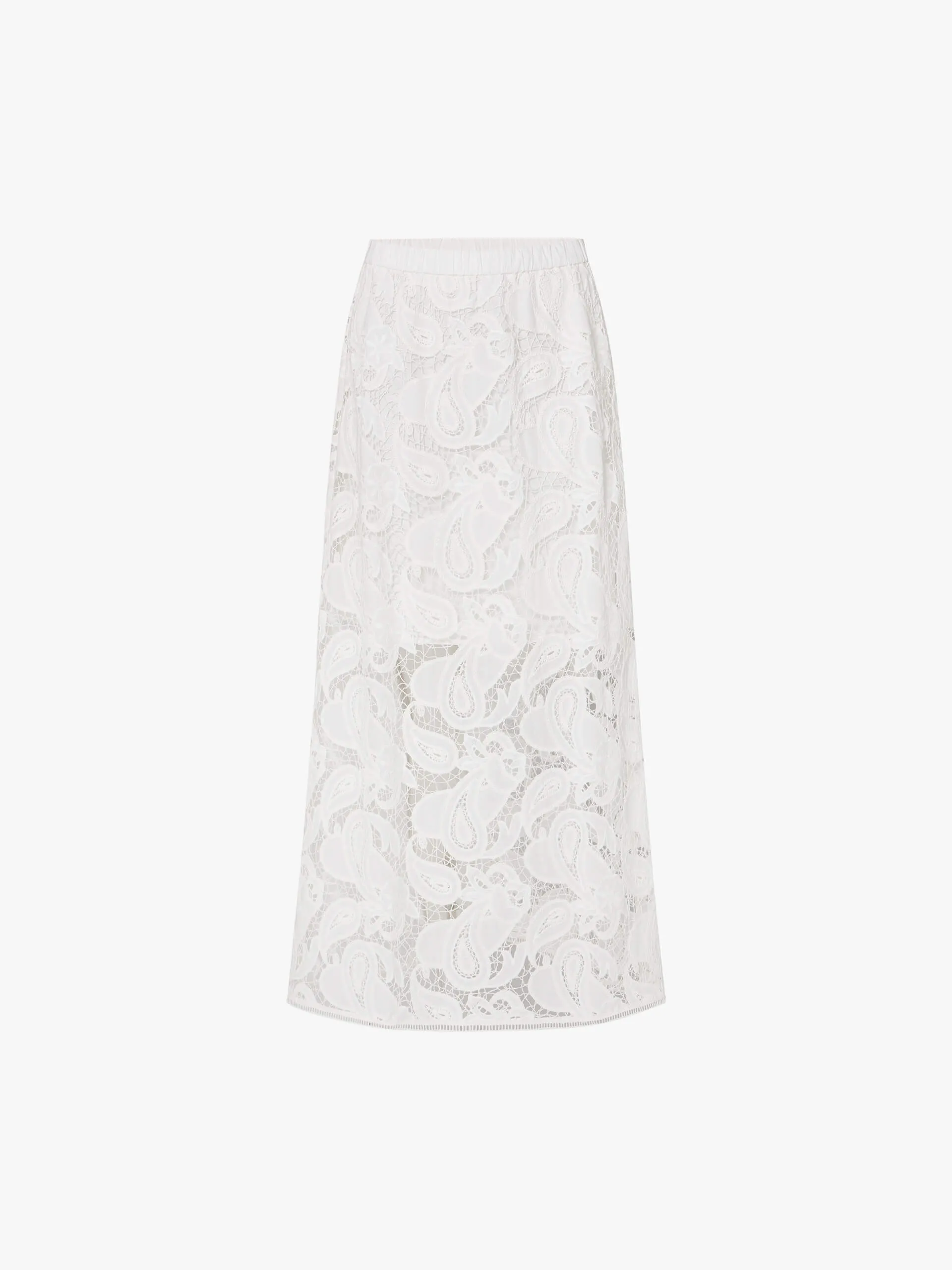 Elasticated Waist Lace Skirt