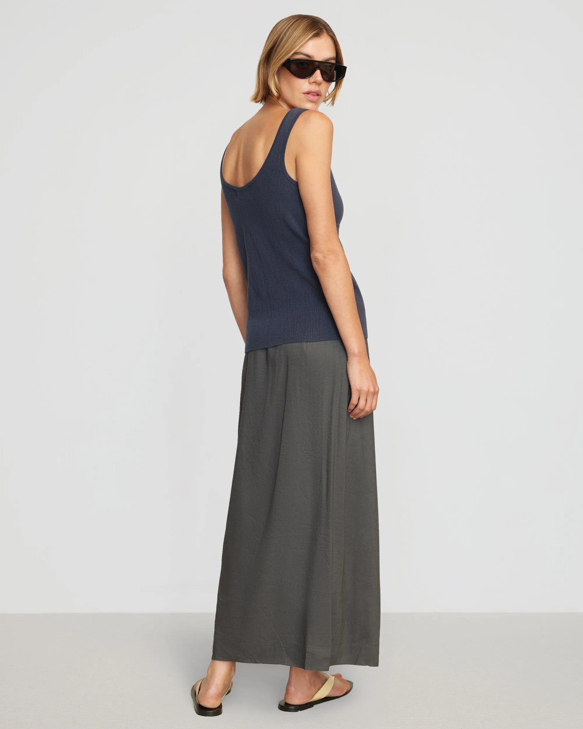 Ellie Linen Maxi Wrap Skirt