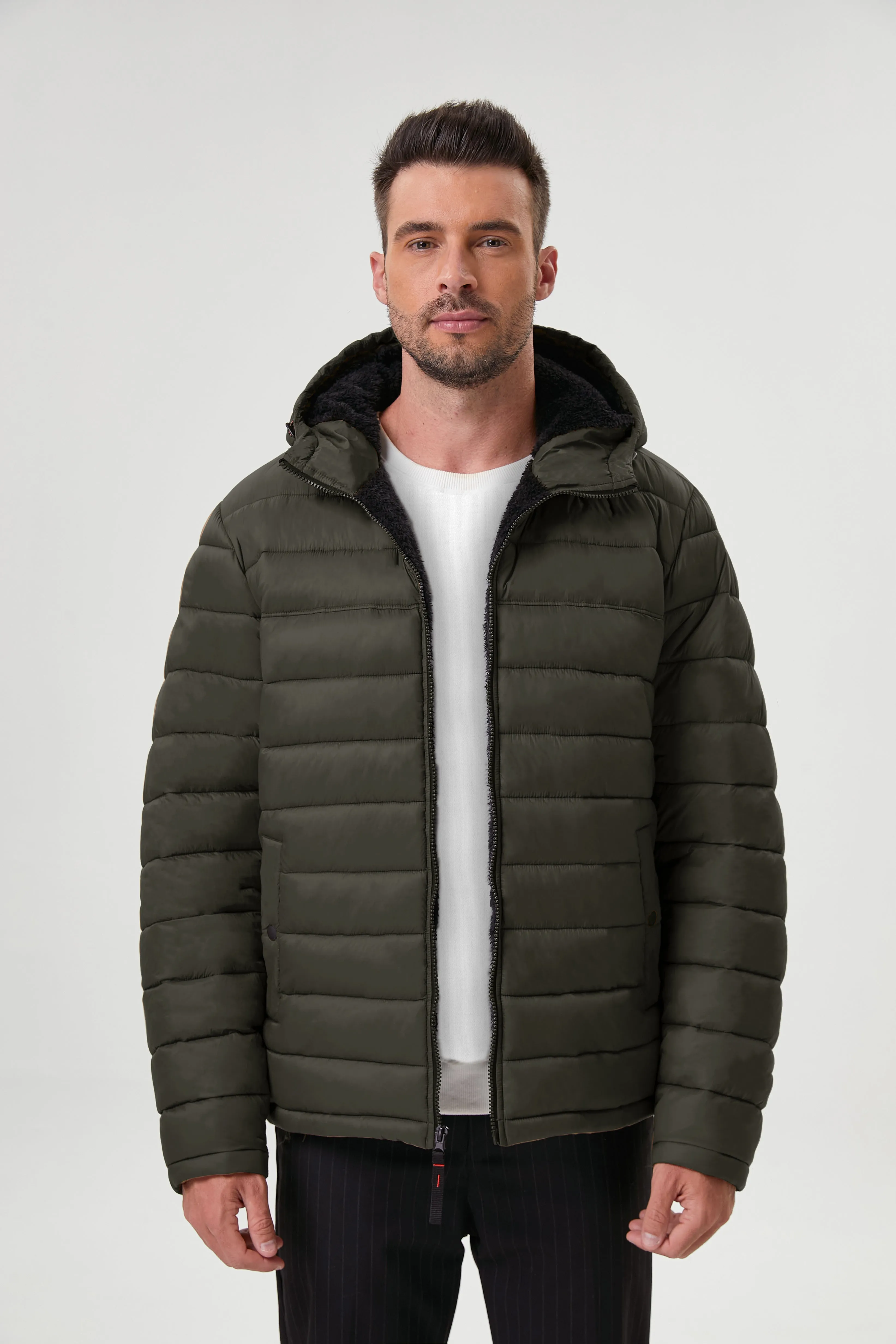 Empire Sherpa Quilted Jacket