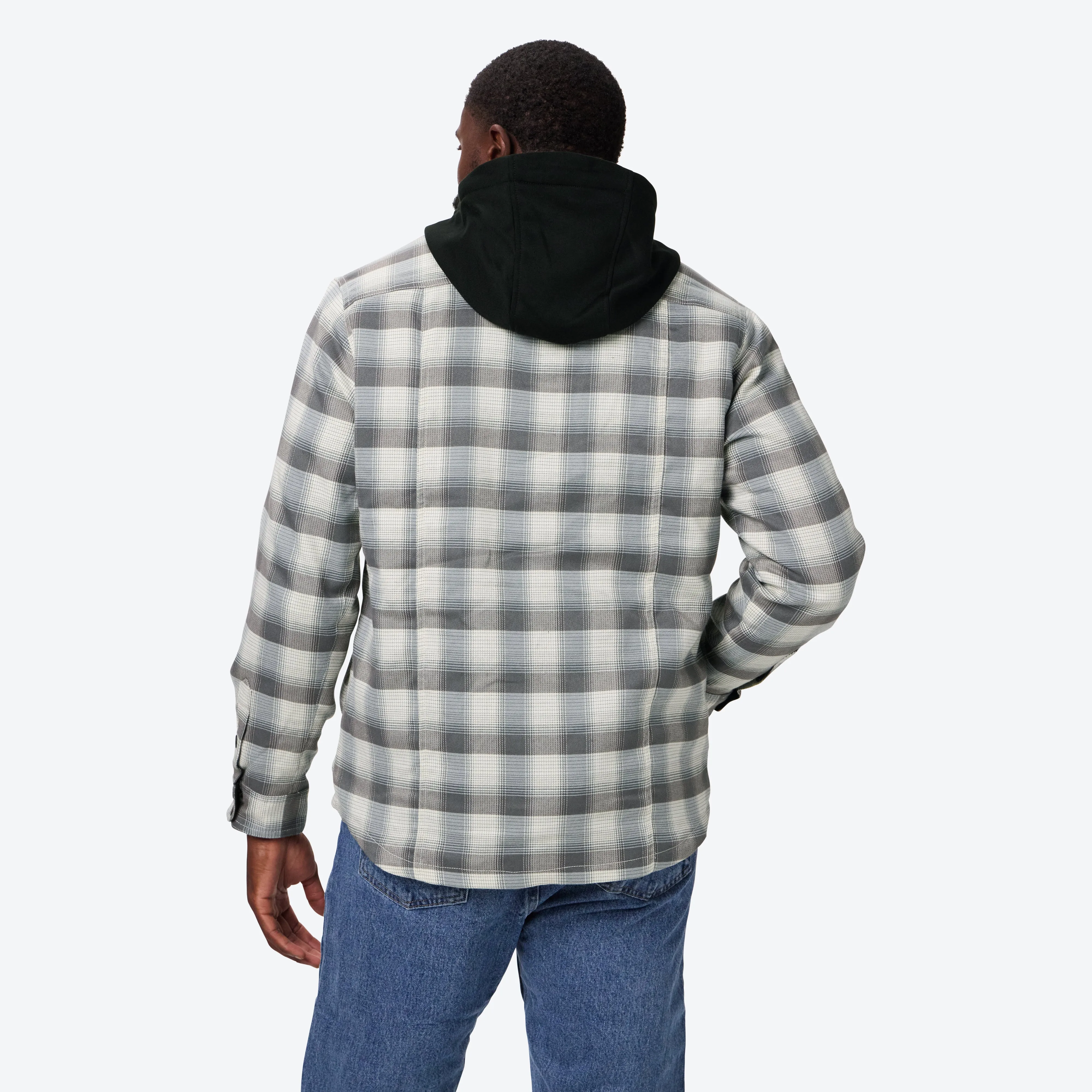 Flannel Heated Hoodie Jacket