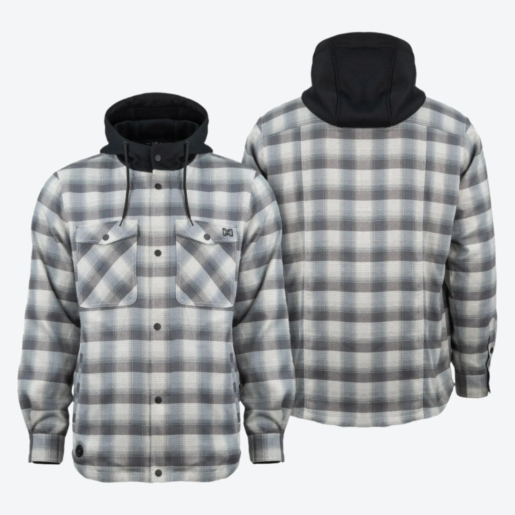 Flannel Heated Hoodie Jacket