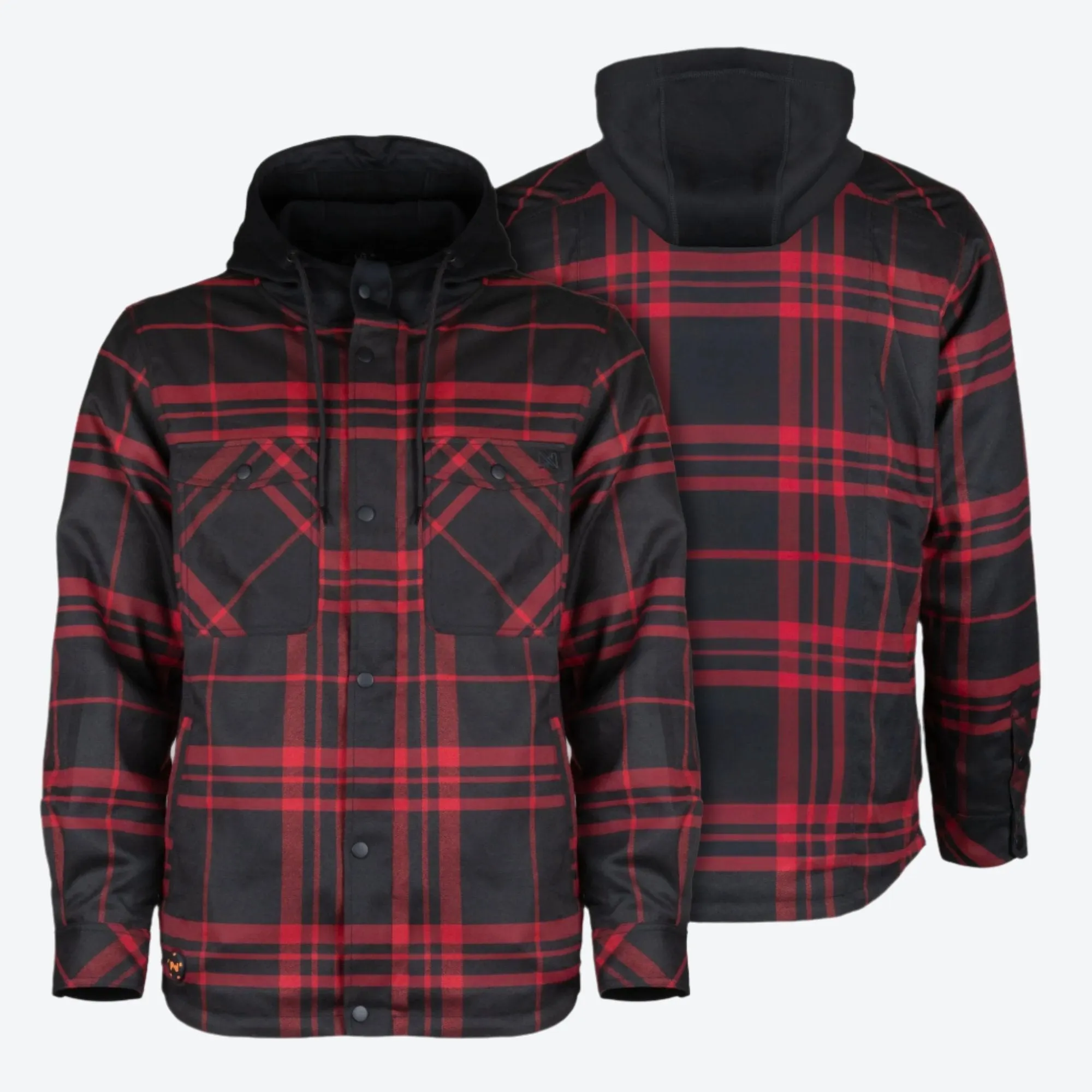 Flannel Heated Hoodie Jacket