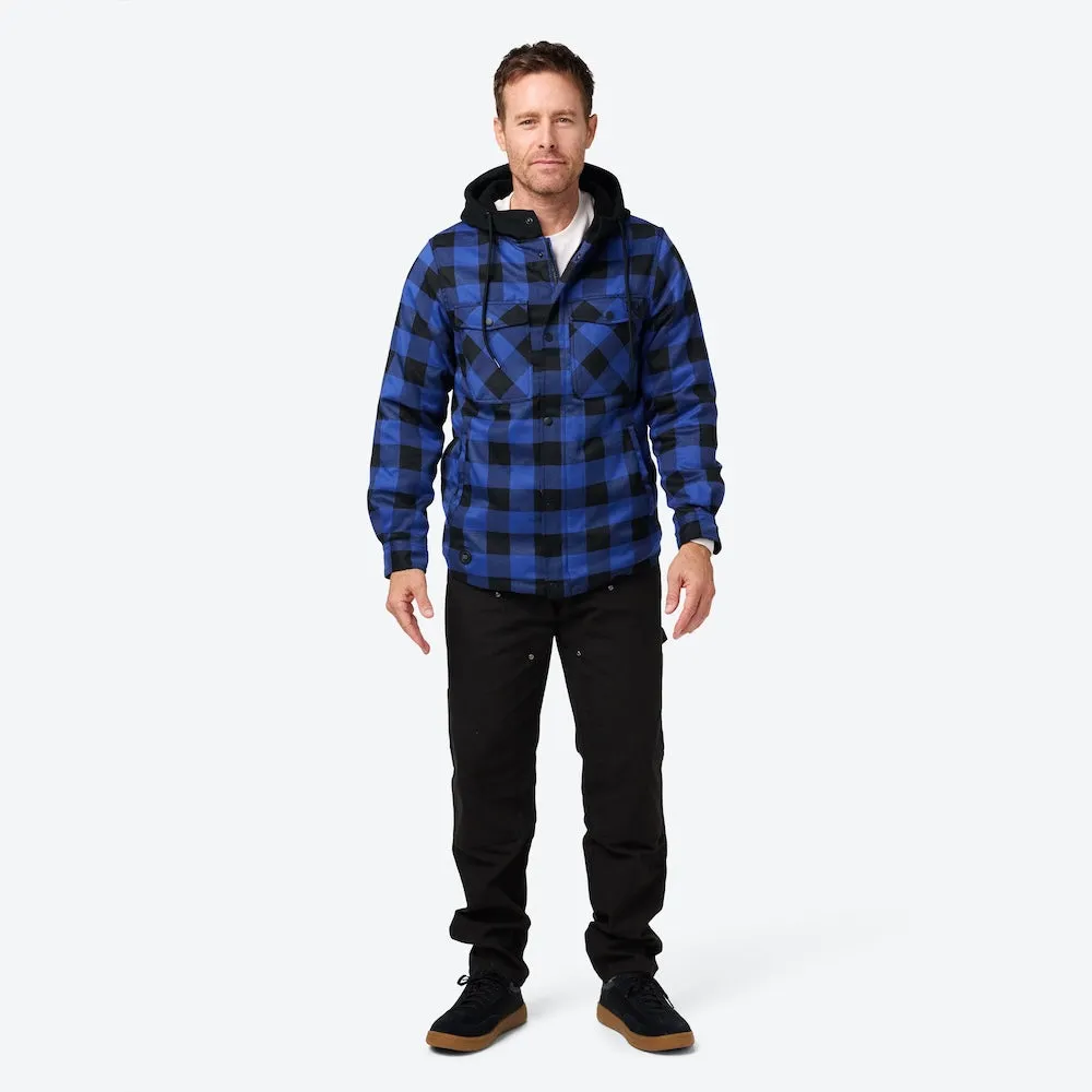 Flannel Hoodie Heated Jacket Men’s