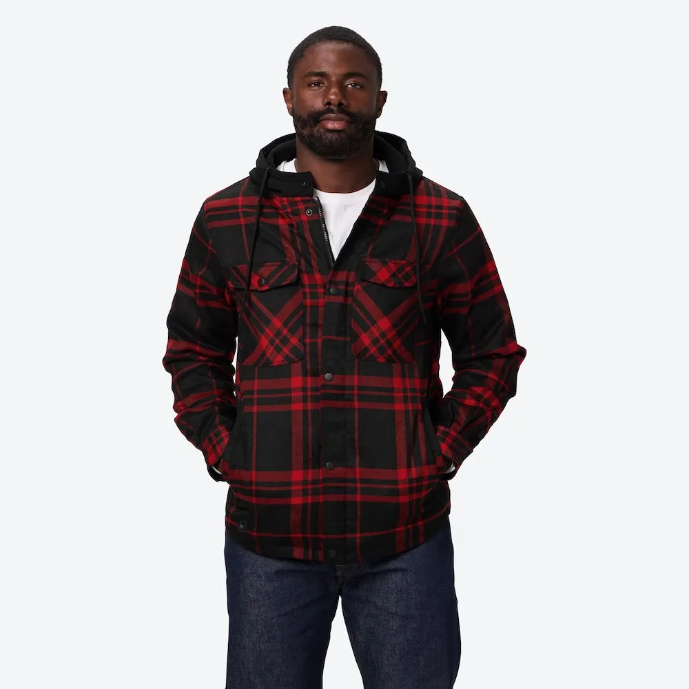 Flannel Hoodie Heated Jacket Men’s