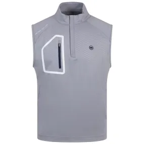 Forge Arrow Performance Quarter Zip Gilet Gale Grey - AW23