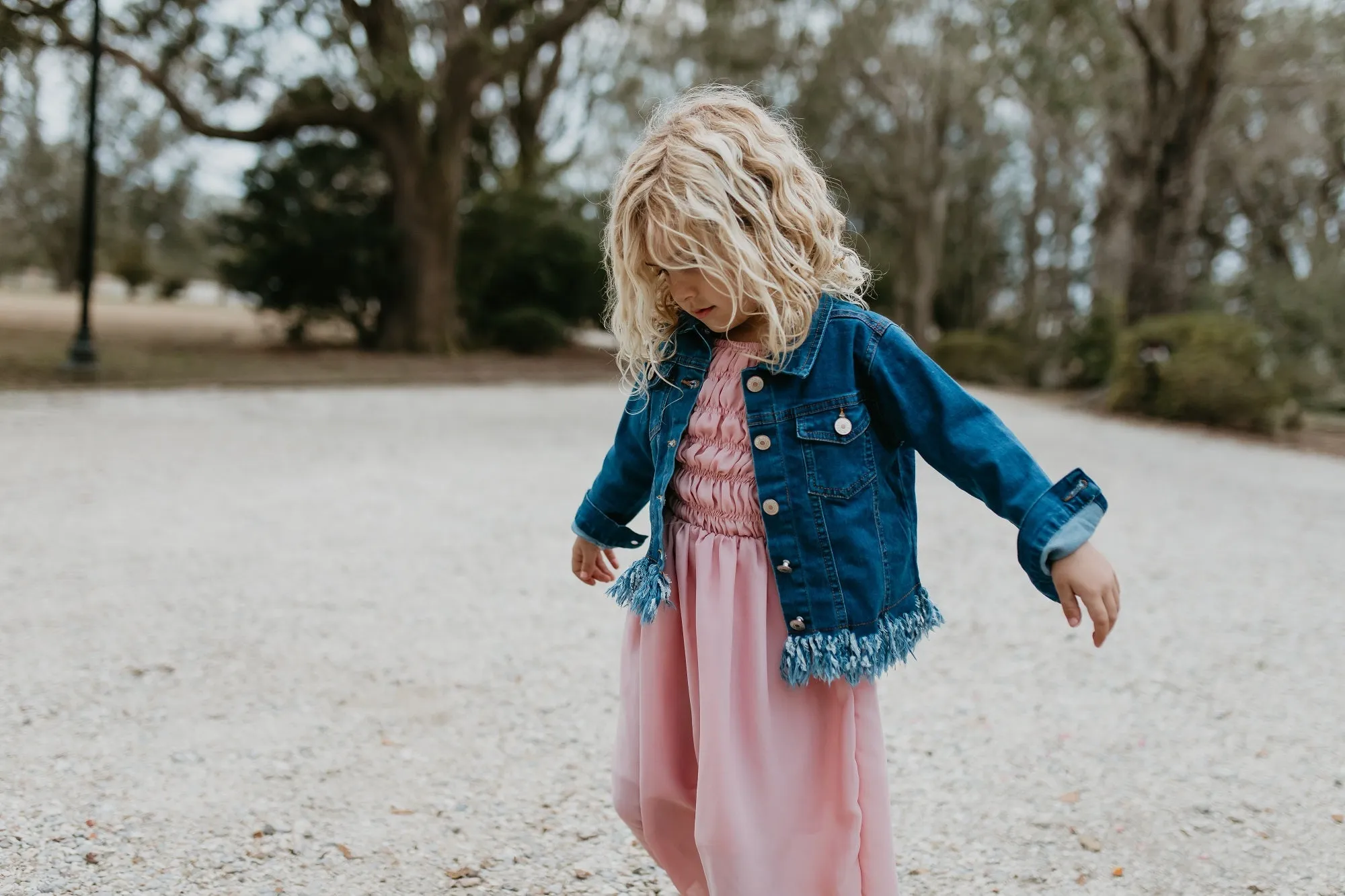 FRINGE DENIM JACKET