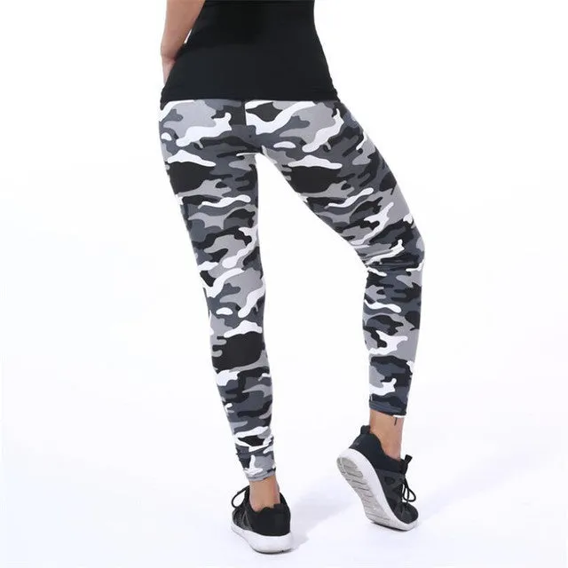 Funki Buys | Pants | Women's Mult Color Camouflage Leggings