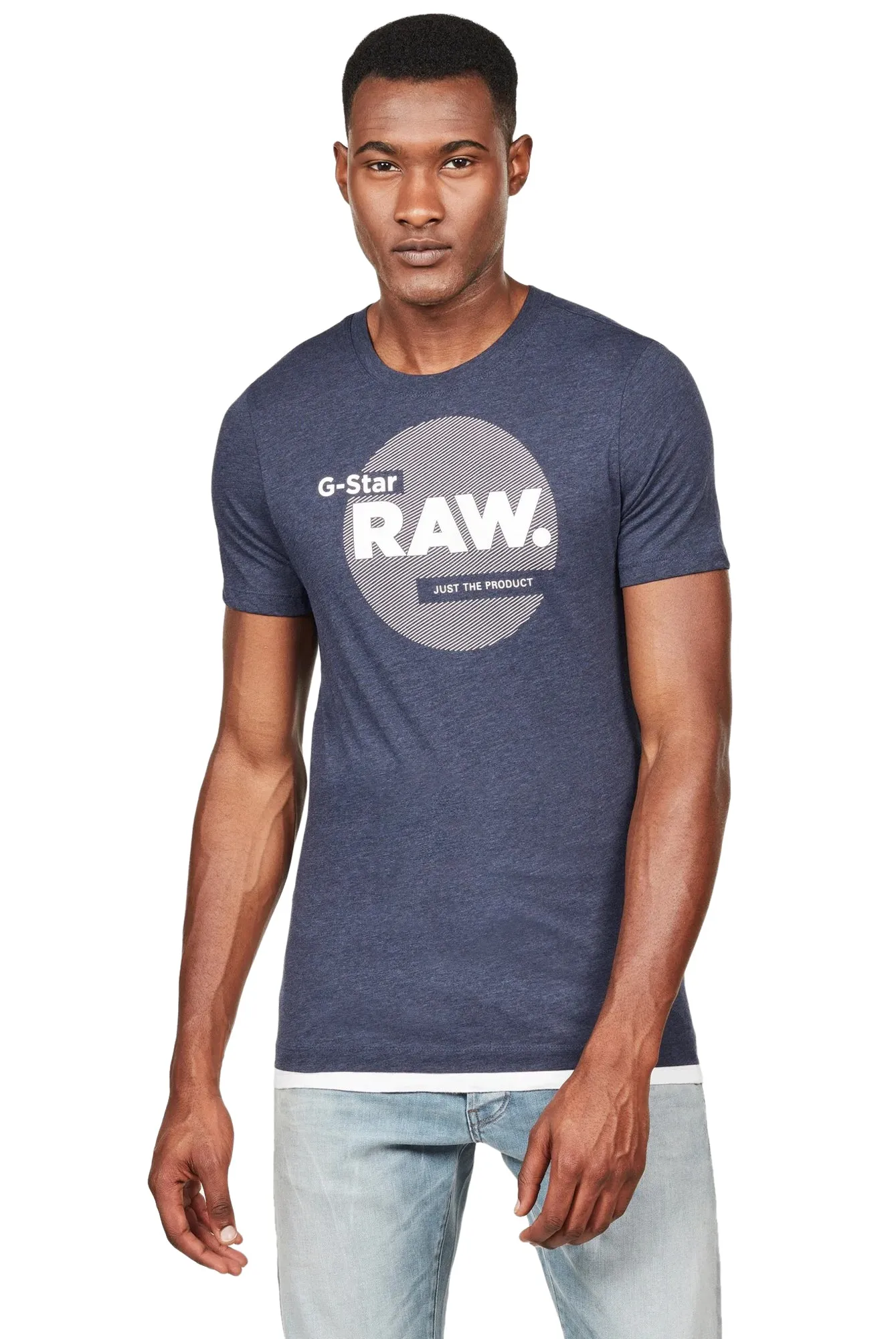 G-Star Raw Men's Logo Circle Fashion T-Shirts