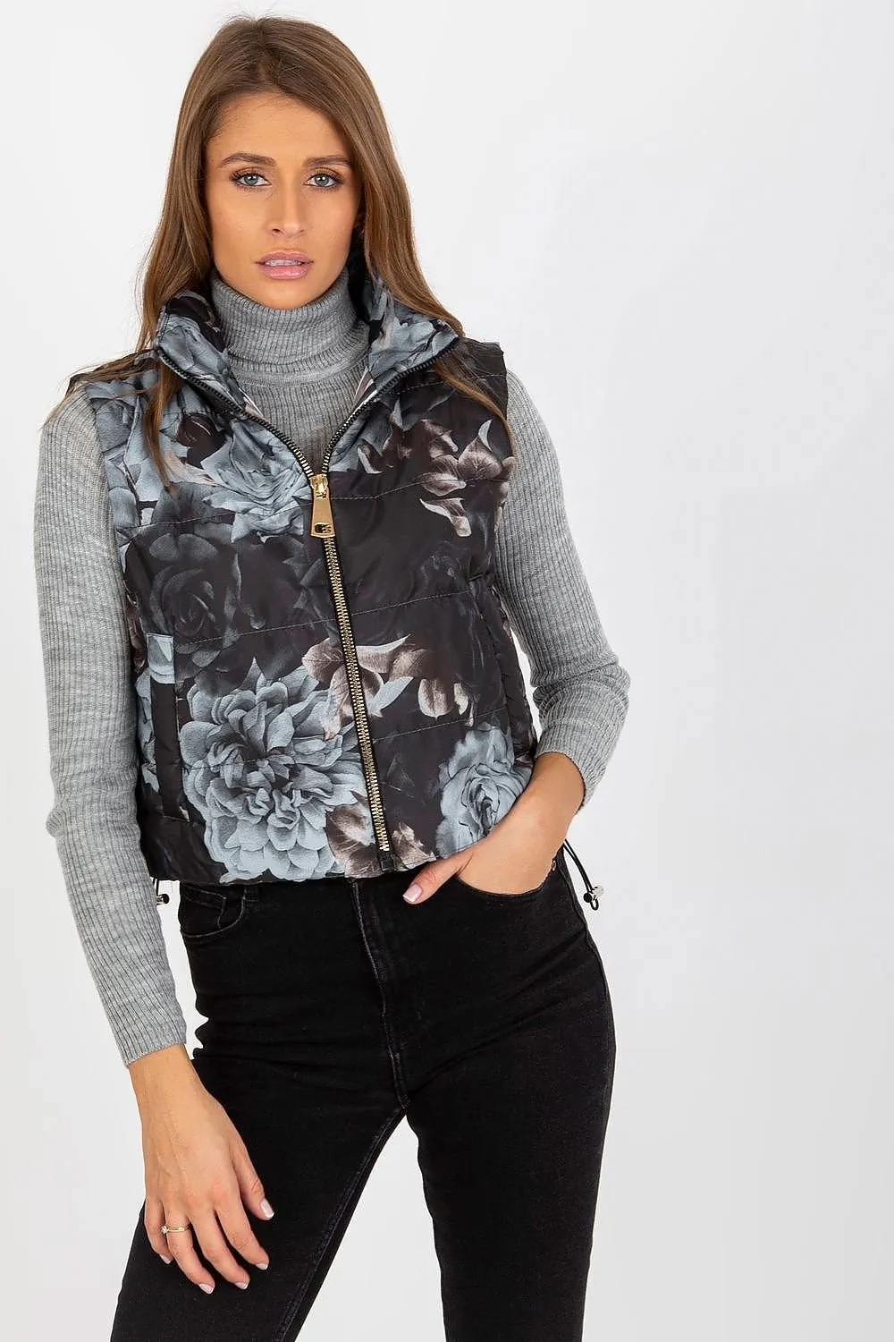 Gilet Relevance Floral Quilted Vest