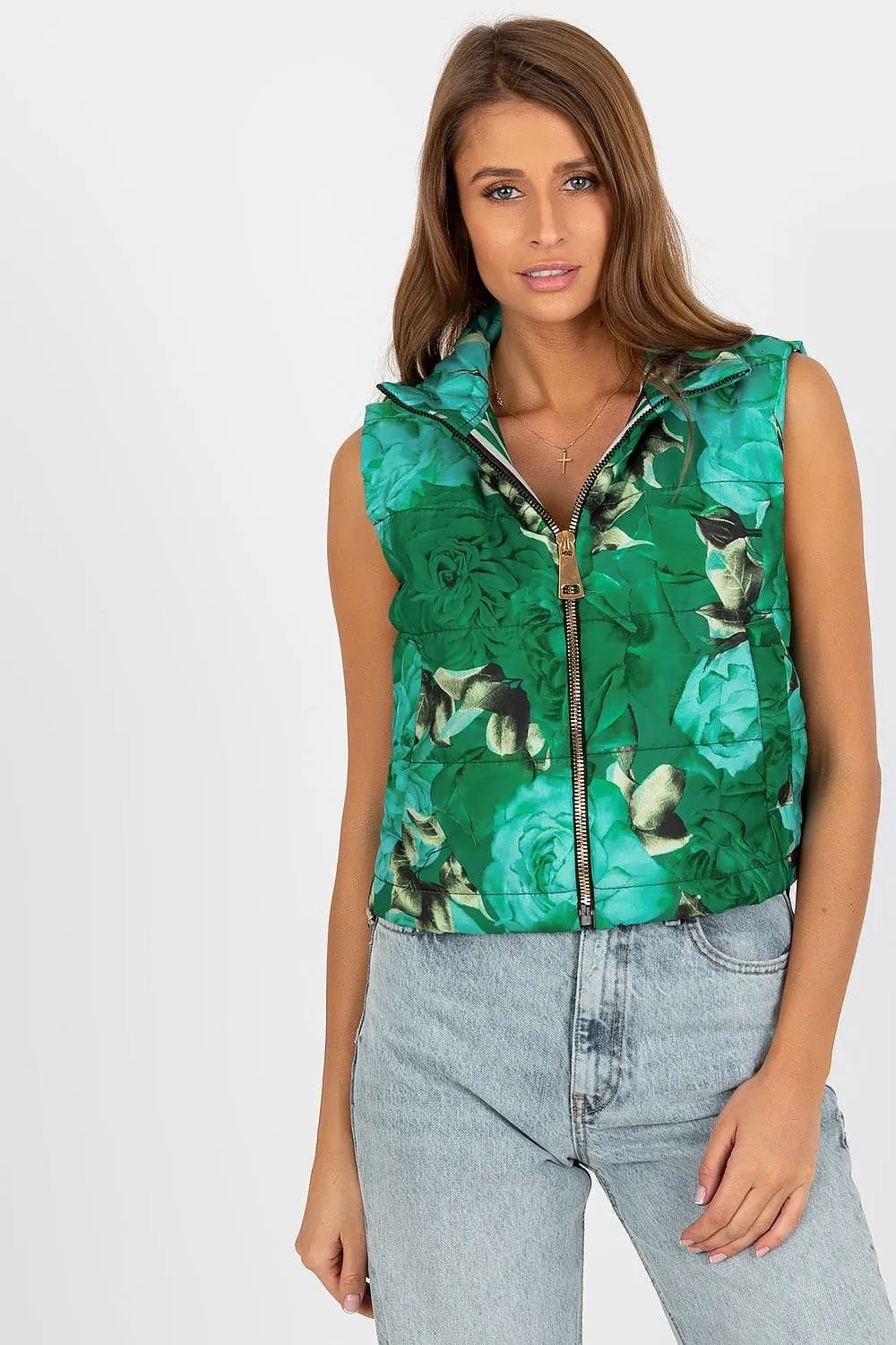 Gilet Relevance Floral Quilted Vest