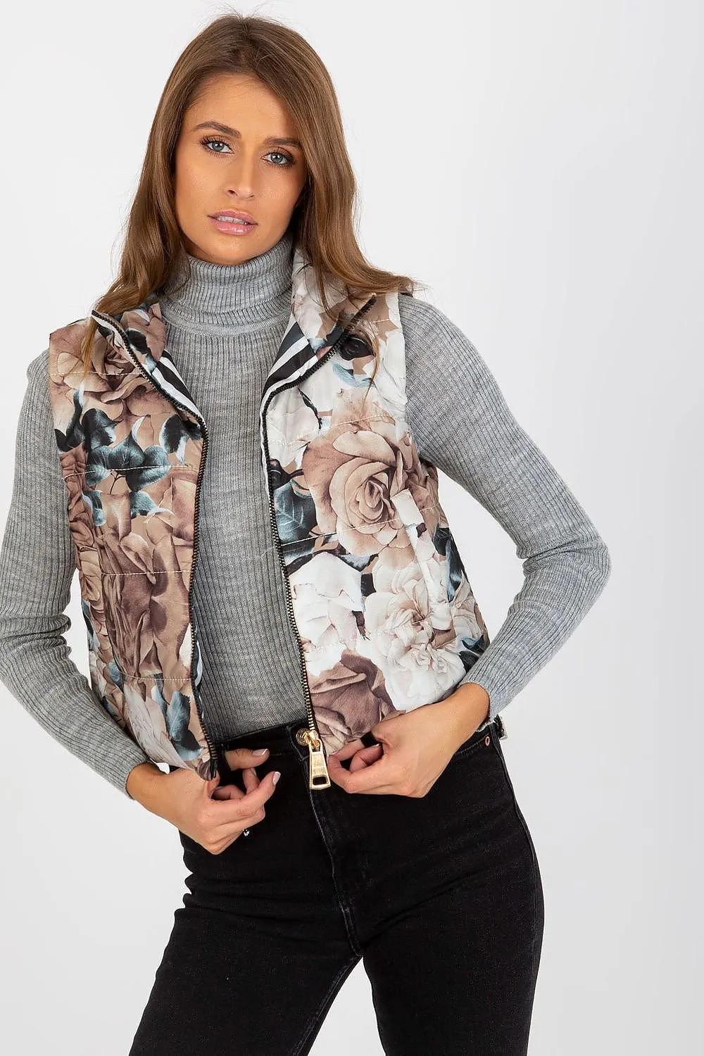 Gilet Relevance Floral Quilted Vest