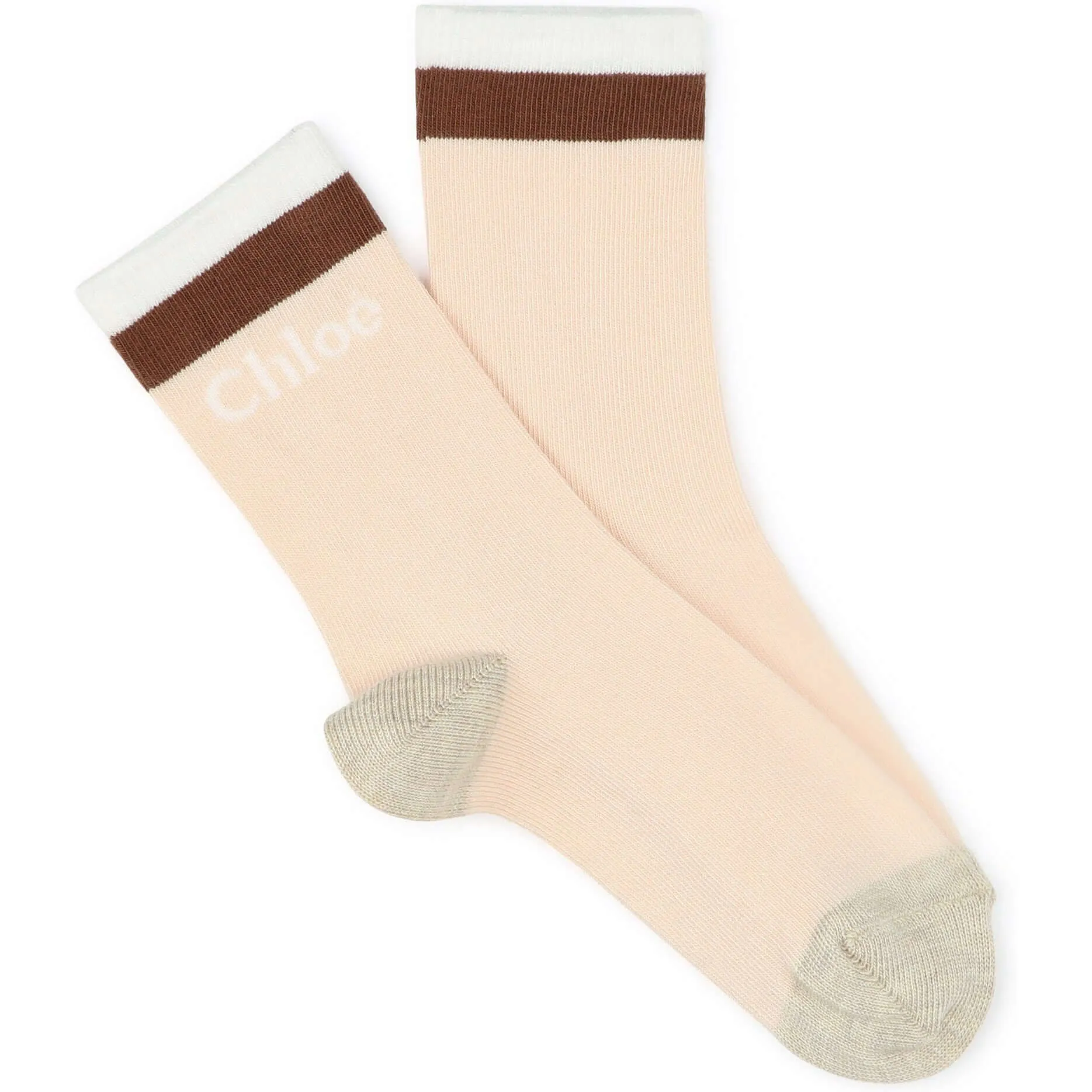 Girls Peach Socks