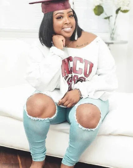 Handmade NCCU 1910 Alum Ash Grey Maroon Crew Neck or Off Shoulder Lightweight Sweatshirt