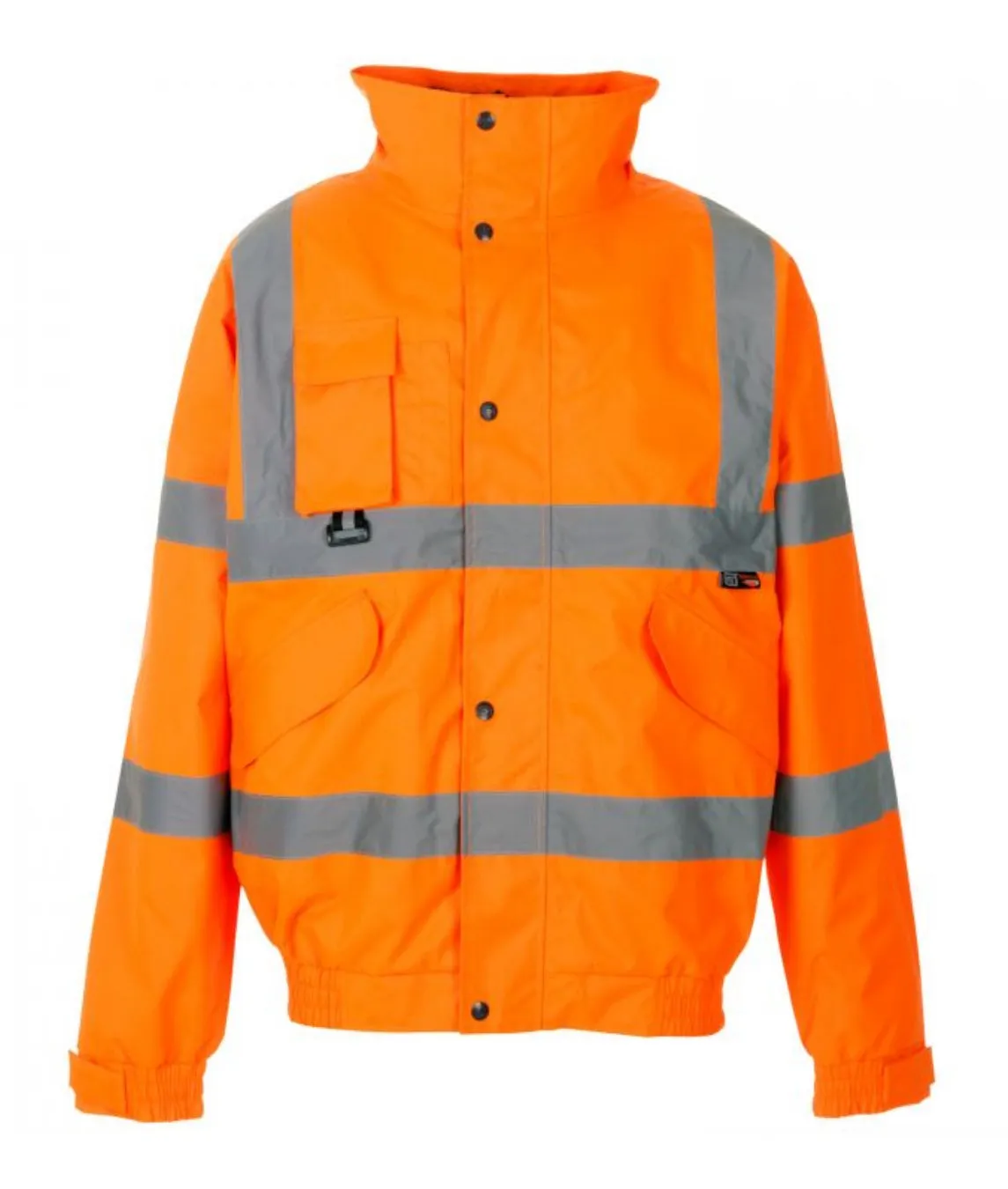 Hi Vis Orange Breathable 2 in 1 Bomber Jacket