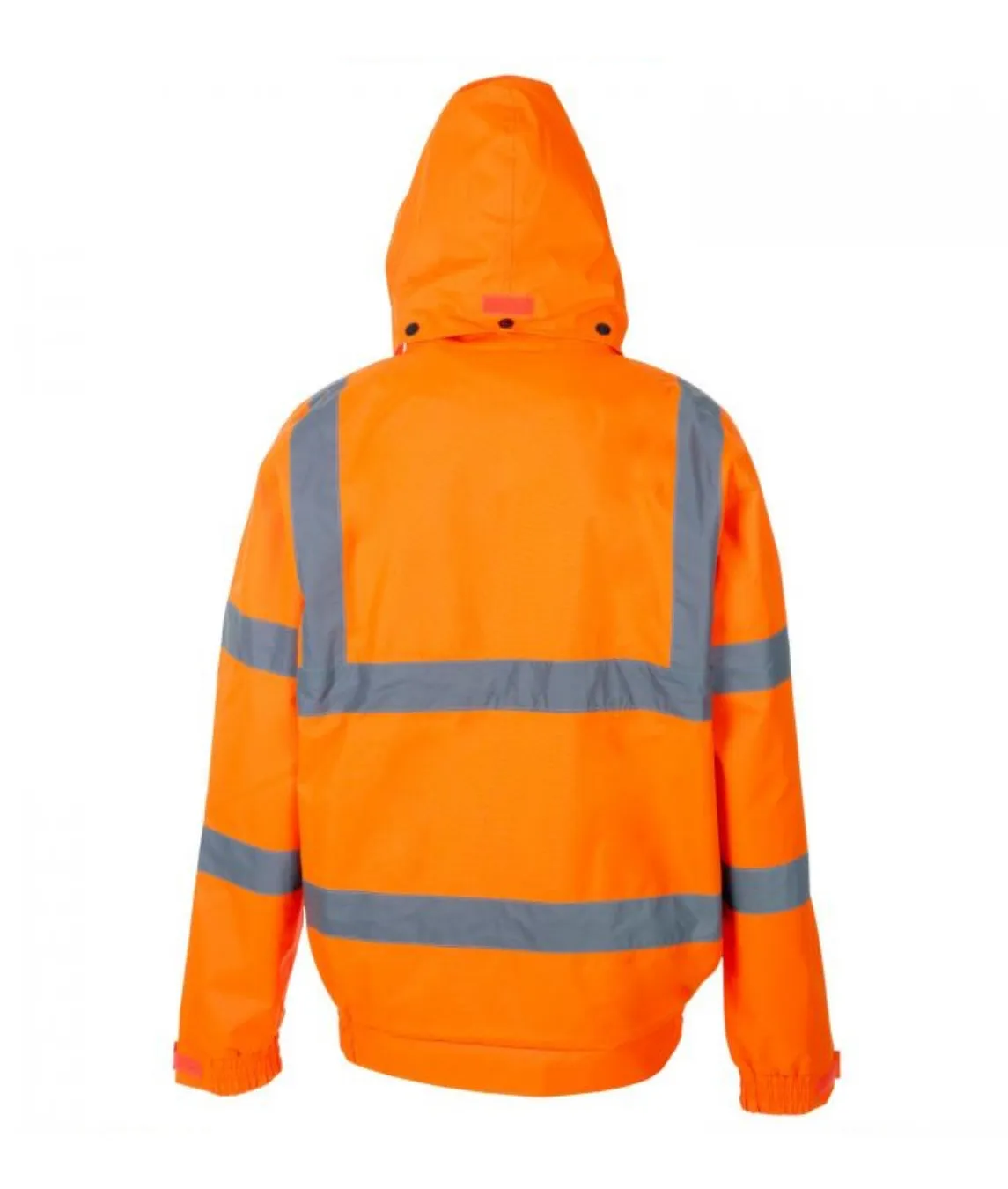 Hi Vis Orange Breathable 2 in 1 Bomber Jacket