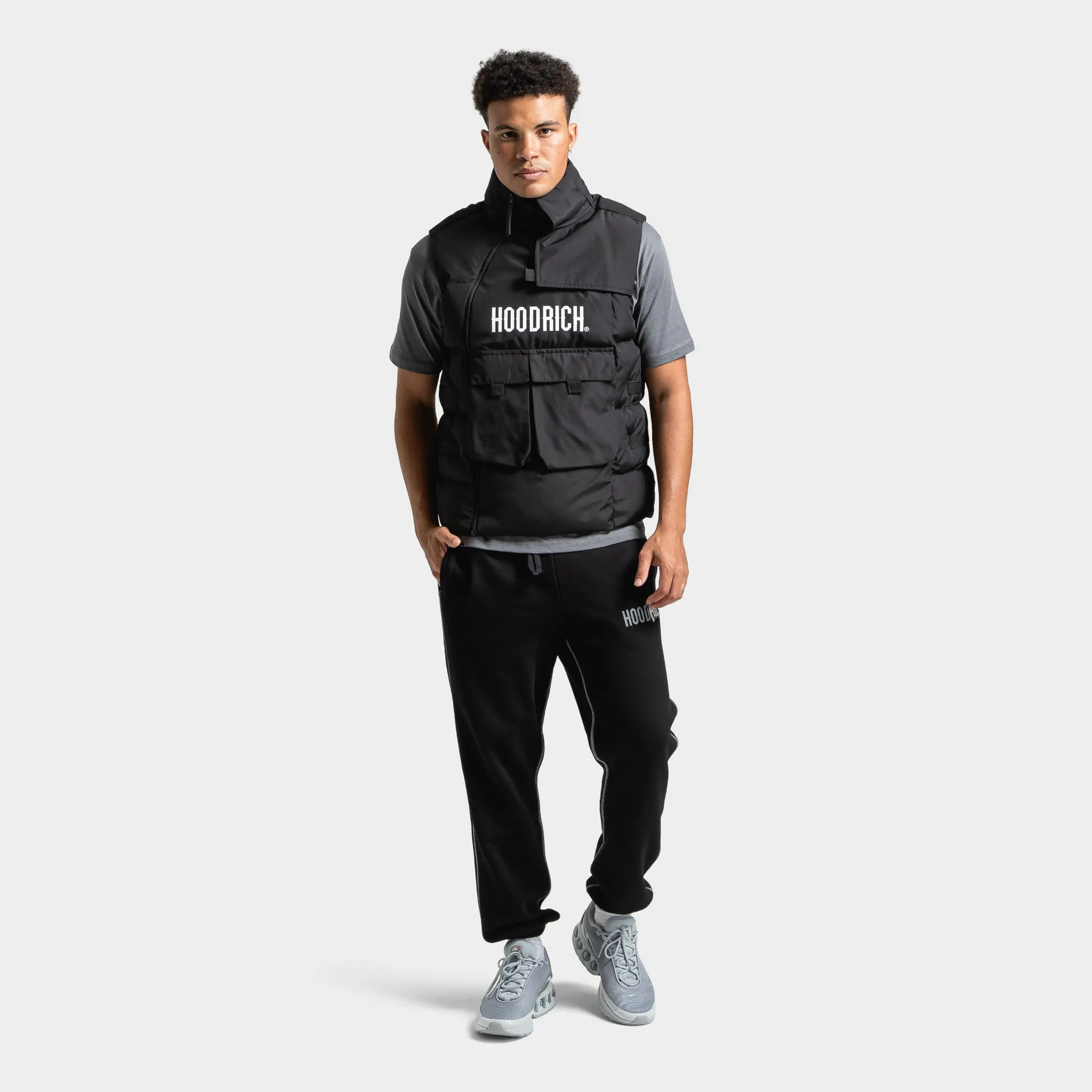 Hoodrich Quantum Gilet Black / White