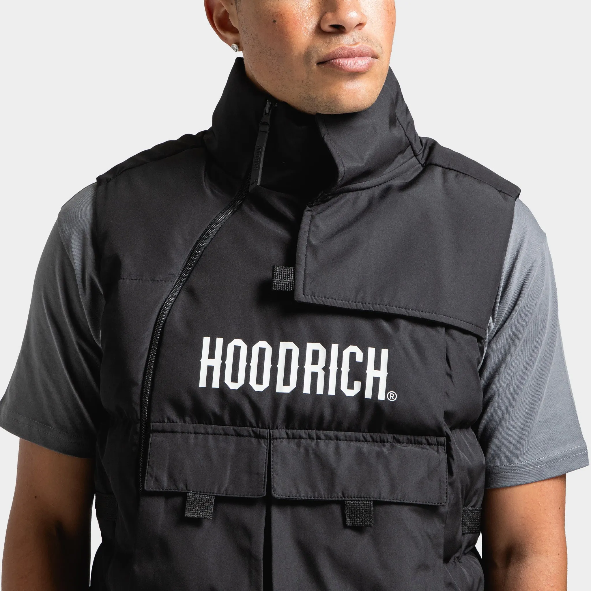 Hoodrich Quantum Gilet Black / White