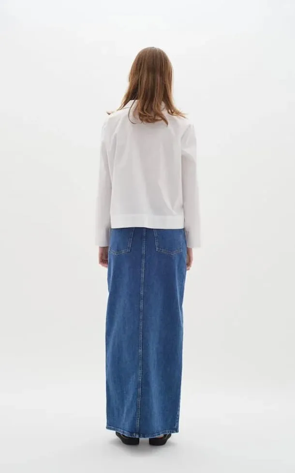 In Wear- Pheiffer Denim Maxi Skirt