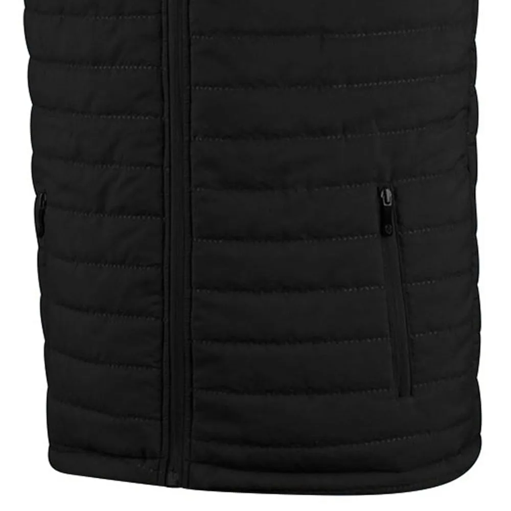 Island Green Heat Weld Padded Gilet - Black