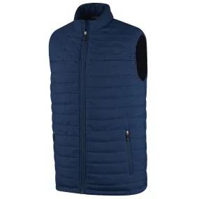 Island Green Heat Weld Padded Gilet - Navy