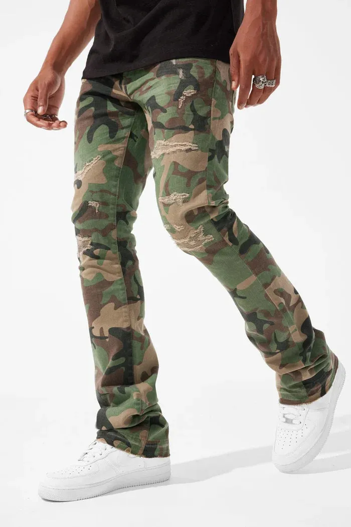 Jc Martin Stacked Jeans (Vintage Camo) - JTF990RCVC