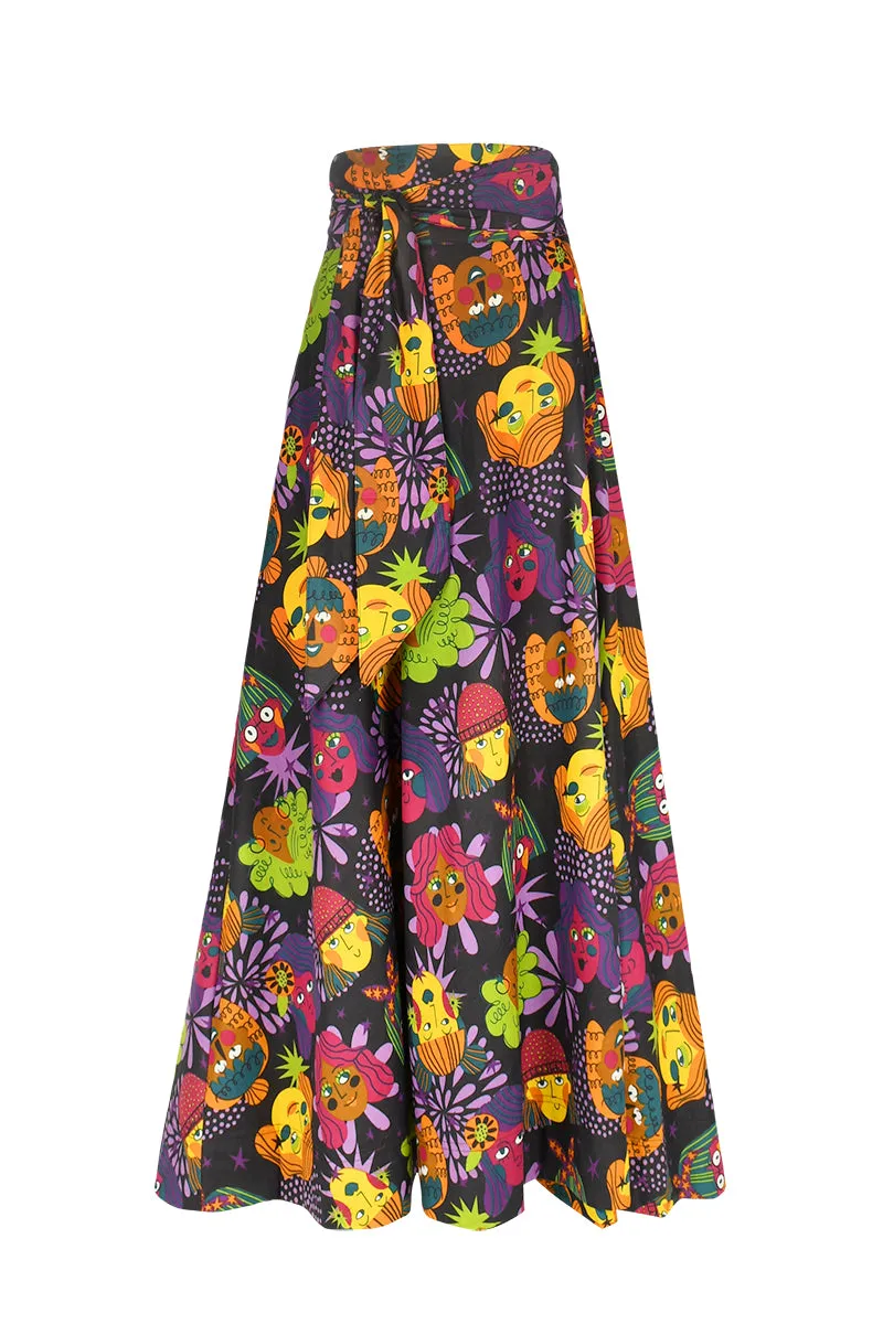 Lara Maxi Wrap Skirt