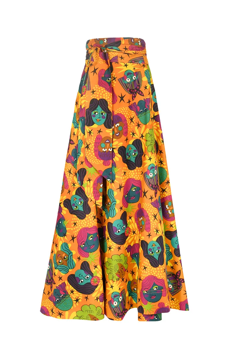 Lara Maxi Wrap Skirt