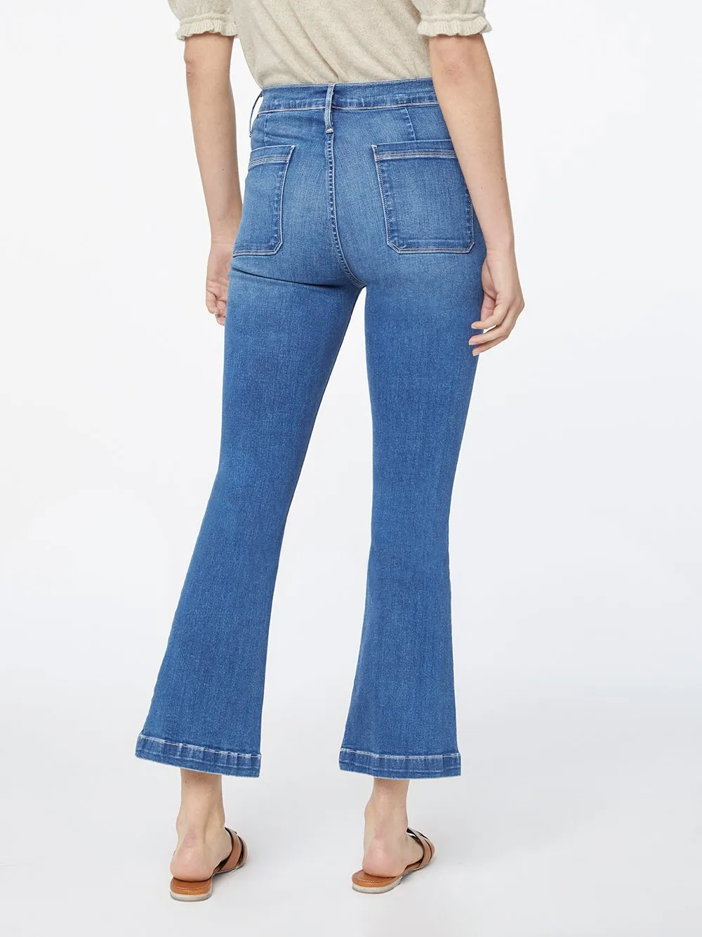 Le Bardot Crop Flare -- Madera Prim