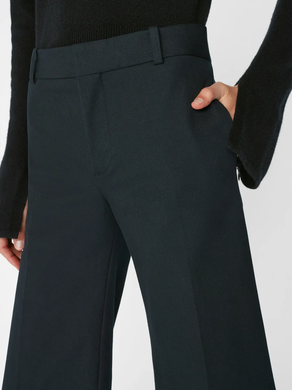 Le Palazzo Crop Trouser -- Noir