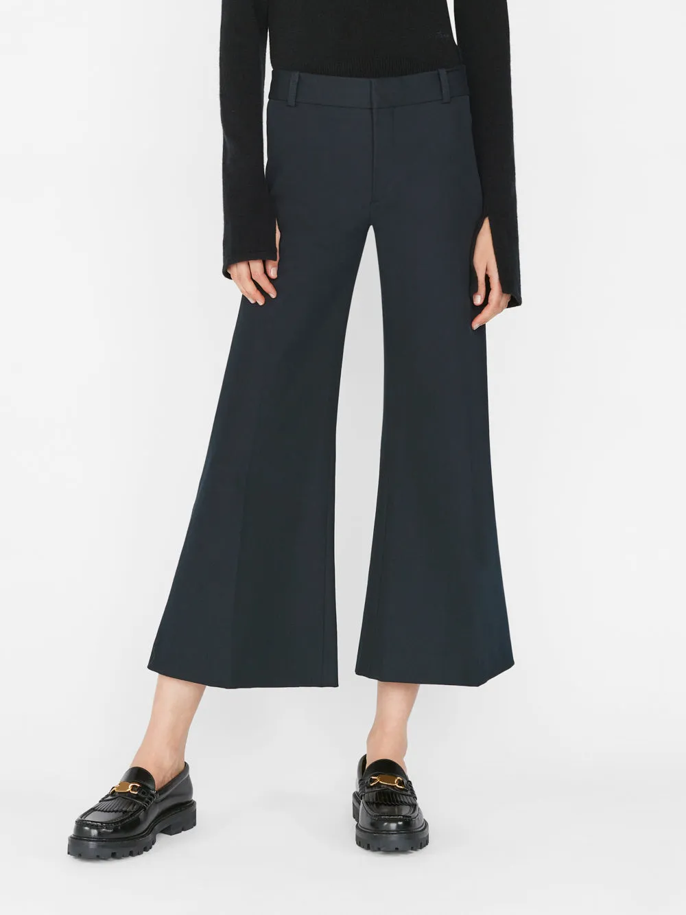 Le Palazzo Crop Trouser -- Noir