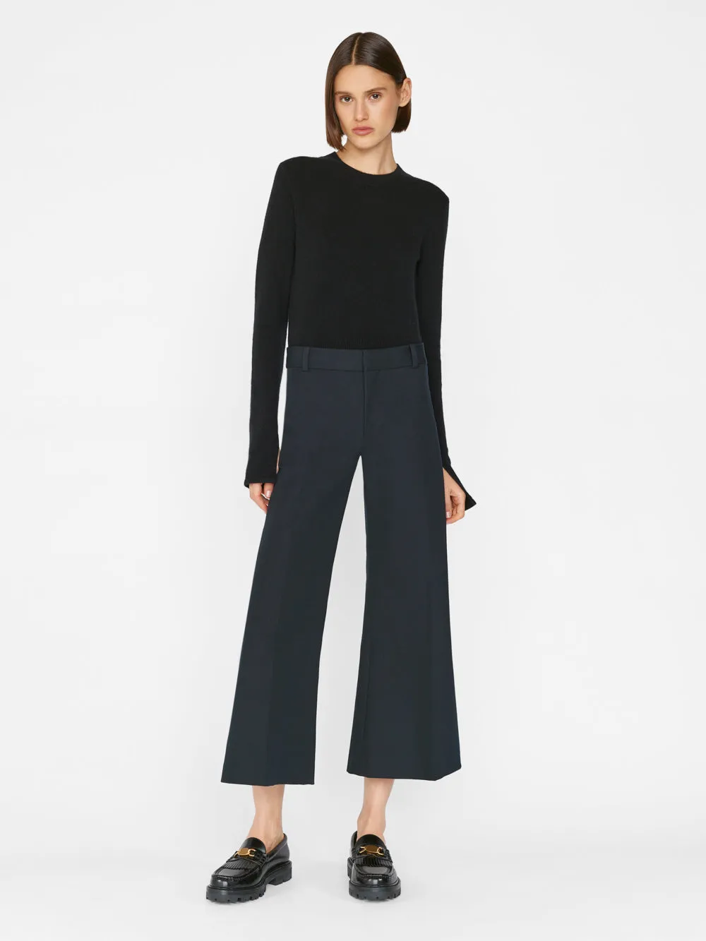 Le Palazzo Crop Trouser -- Noir