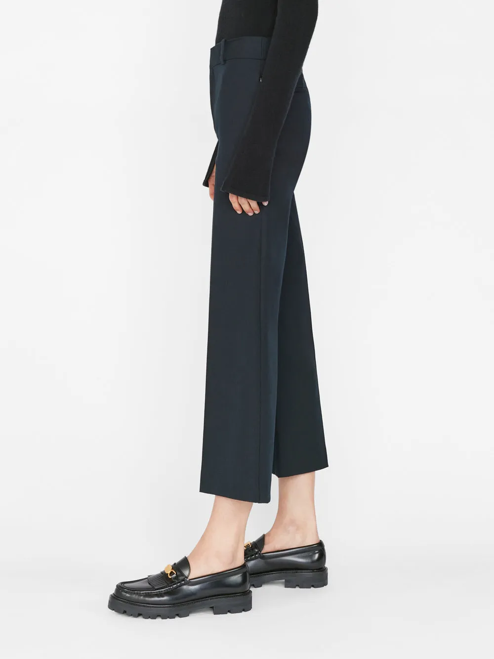 Le Palazzo Crop Trouser -- Noir