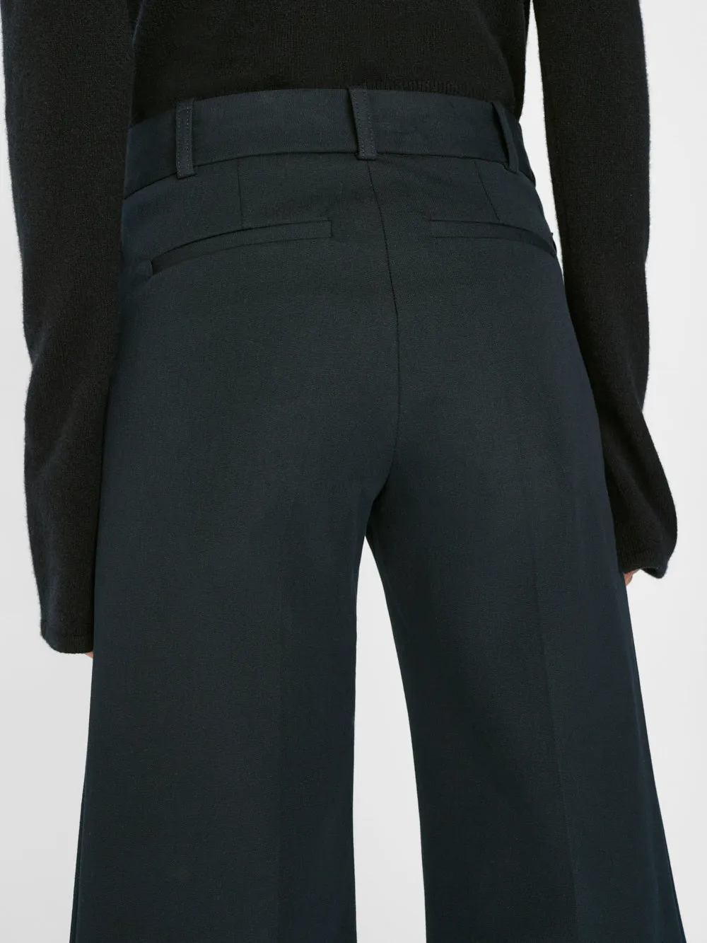 Le Palazzo Crop Trouser -- Noir