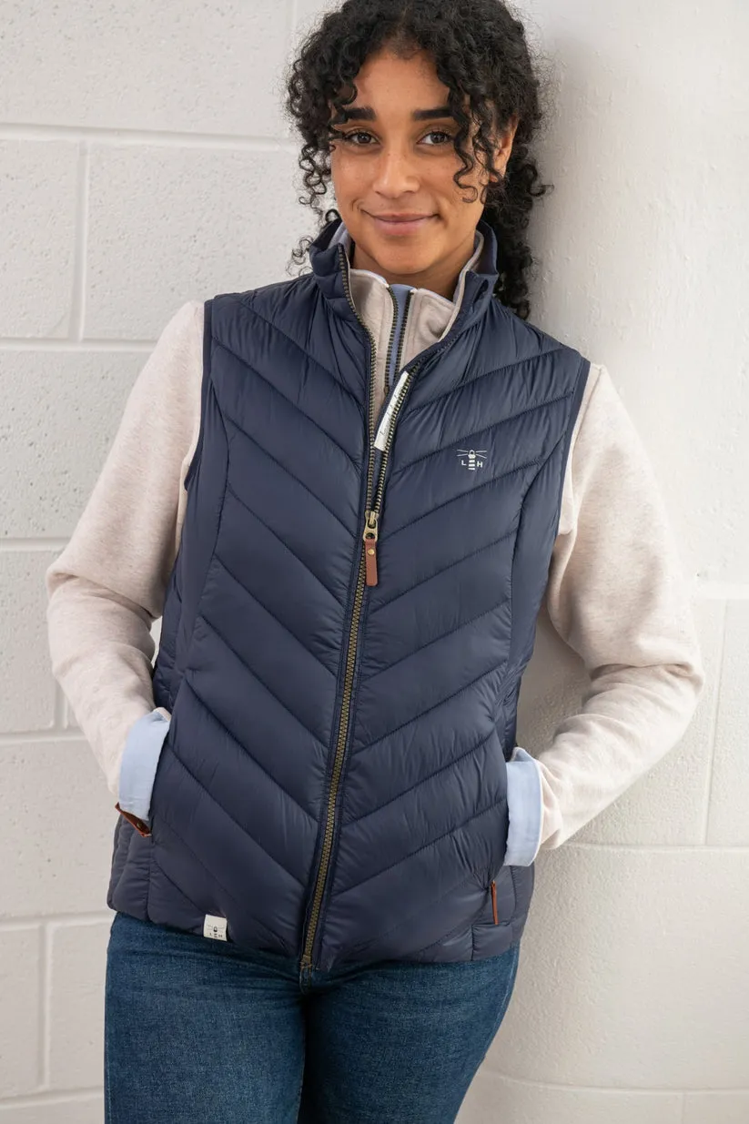 Lighthouse Laurel Gilet Navy 100% Recycled