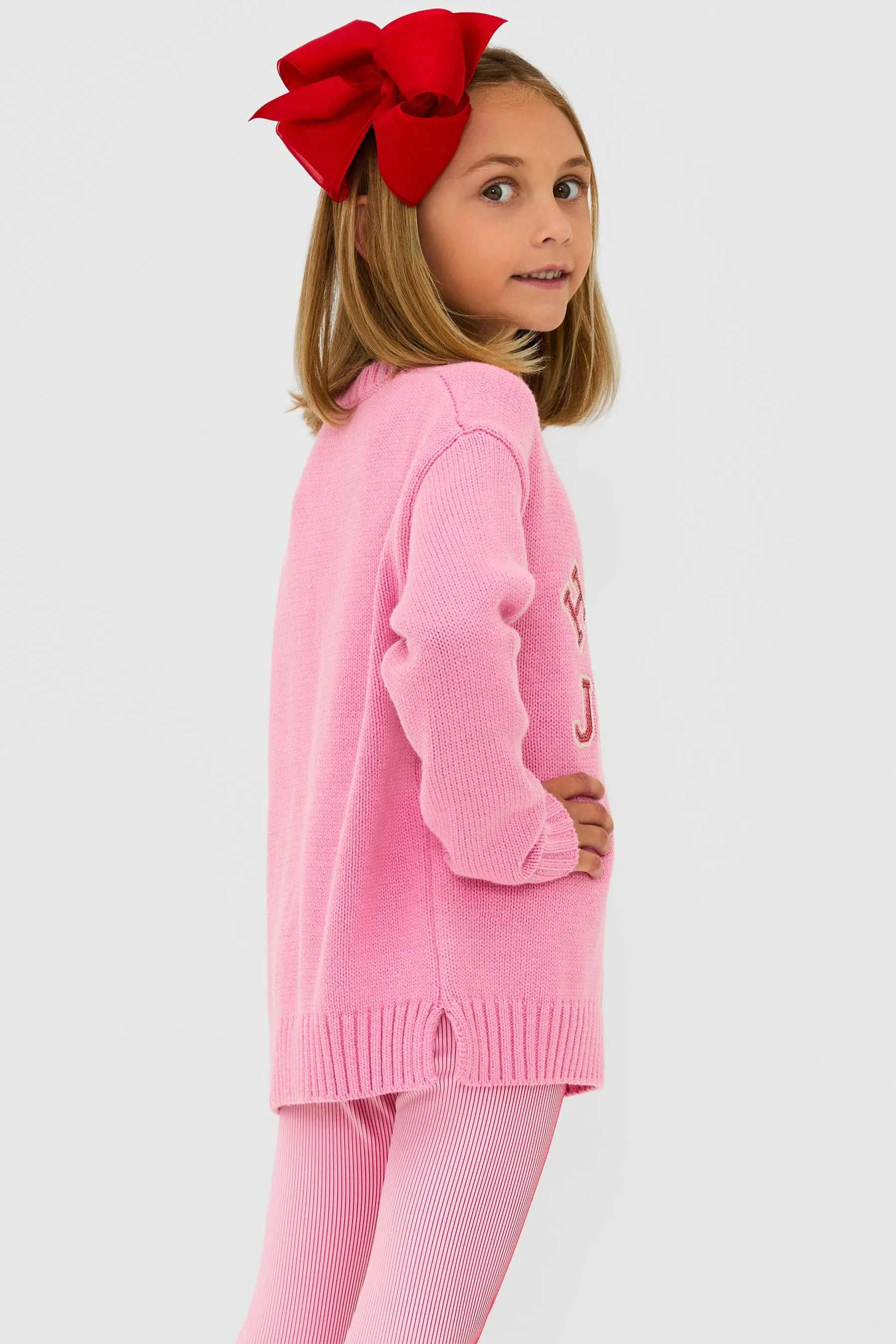 Little Callie Sweater Gumdrop Pink