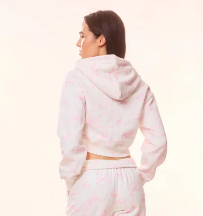 Love Shack Fancy Pierra Crop Hoodie