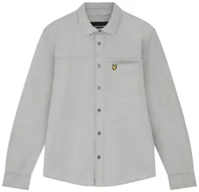 Lyle and Scott Mens Utility Shirt Cold Grey