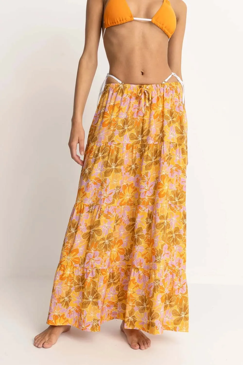 MAHANA FLORAL MAXI SKIRT