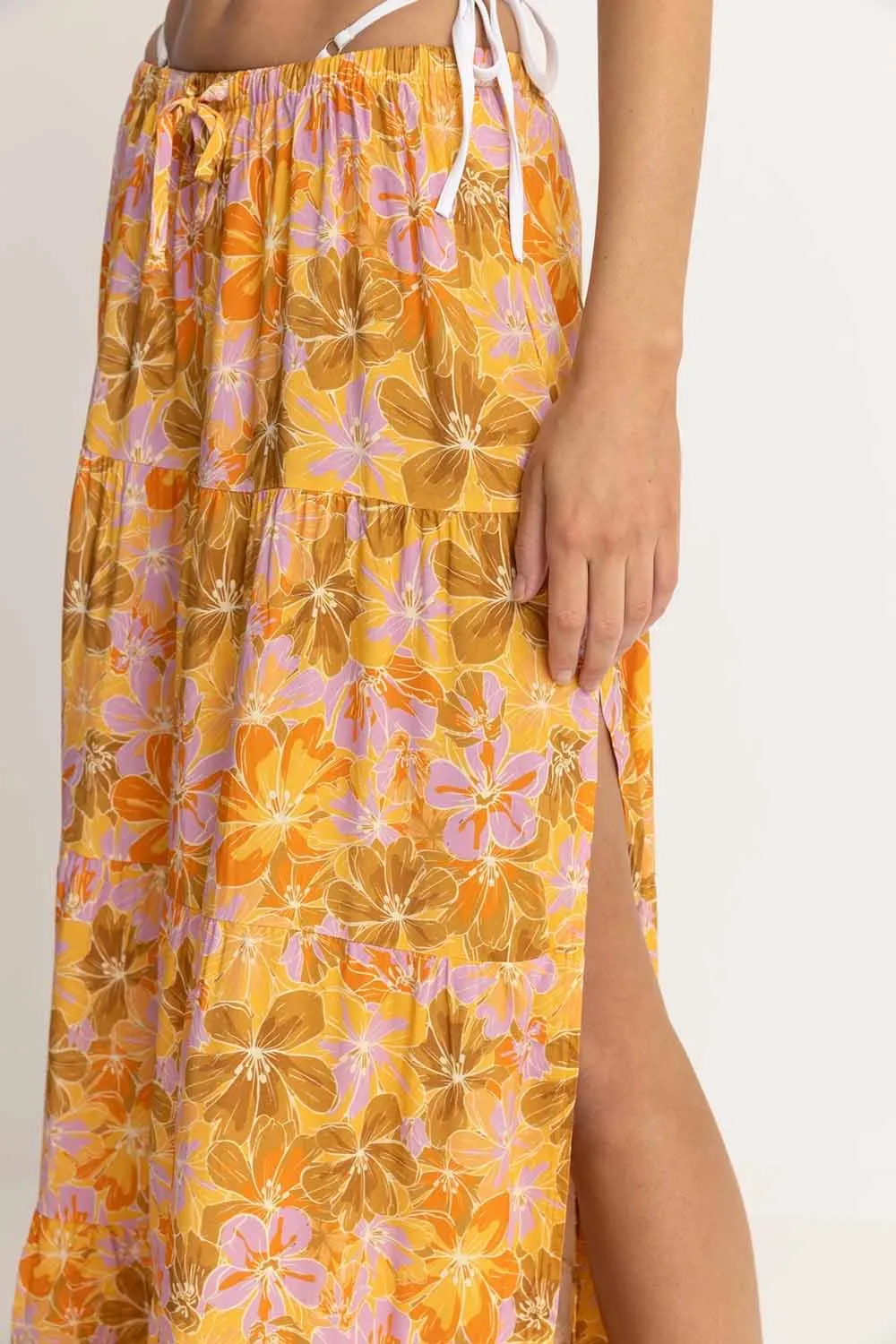 MAHANA FLORAL MAXI SKIRT