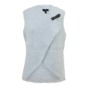 Marble Knit Gilet - Style 6332-167 (Ice Blue)