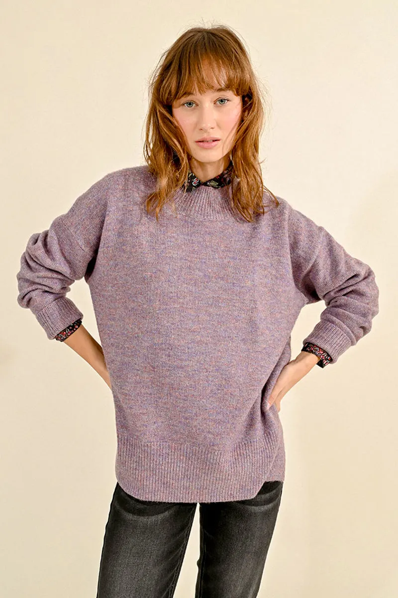 Mauve Knitted Sweater