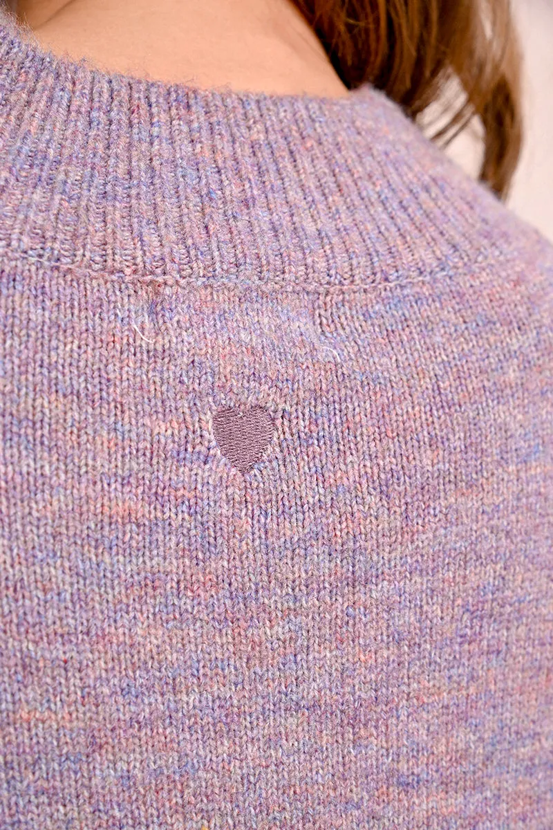 Mauve Knitted Sweater