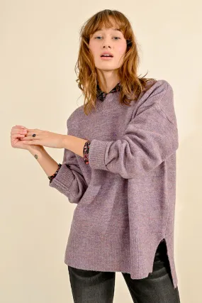 Mauve Knitted Sweater