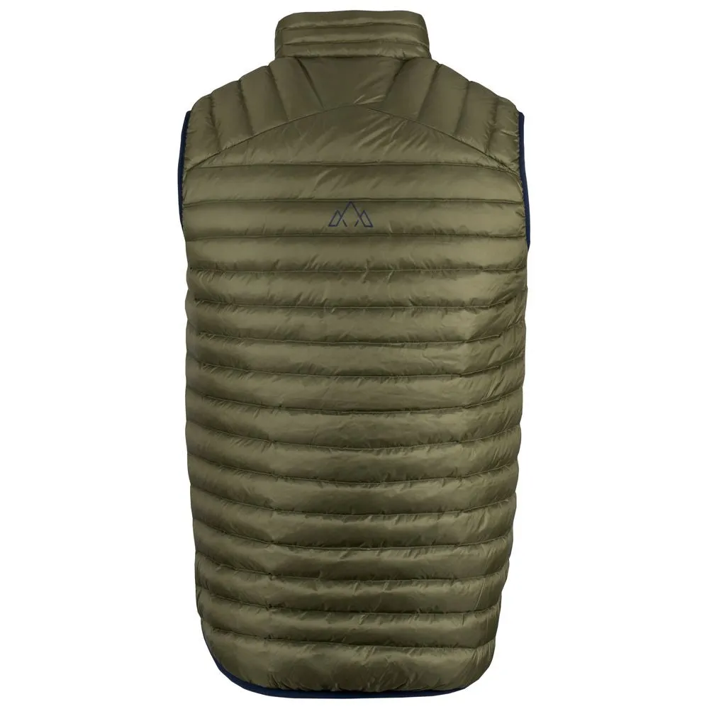 Mens Aktiv Down Gilet (Olive/Navy)