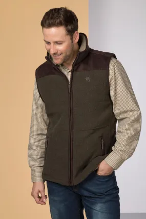 Men's Garton Fleece Gilet Ry Motif