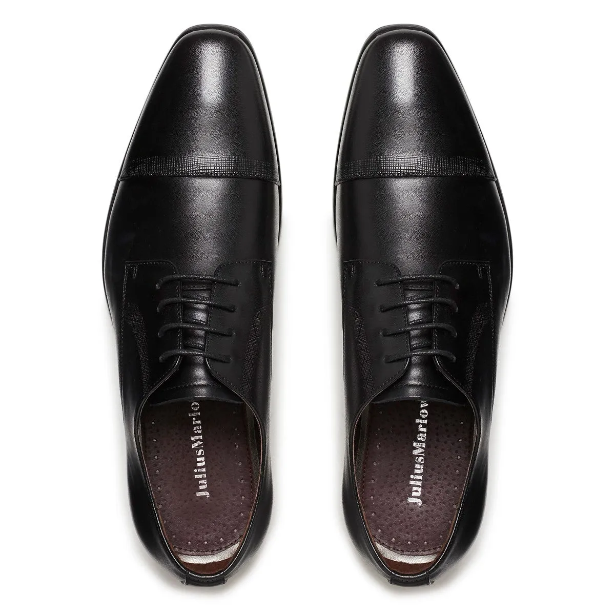 Mens Julius Marlow Jaded Work Leather Black Lace Up Dress Shoes